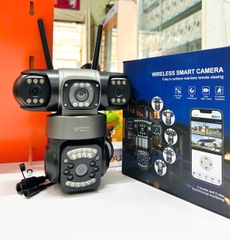 Camera YOOSEE 4 mắt Q10-28 - 3 khung hình, có màu ban đêm