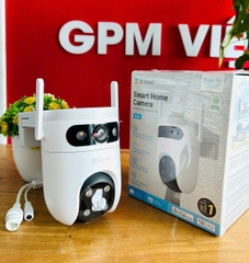 Camera WiFi EZVIZ 10MP CS-H9C - Ngoài trời, 2 mắt, đàm thoại 2 chiều, có màu ban đêm