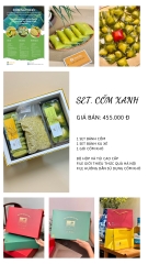 SET QUÀ CỐM XANH