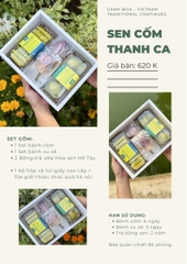 SET QUÀ SEN VIÊN MÃN