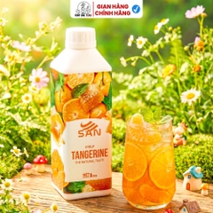 Syrup/siro QUÝT SAN, mẫu thử 100ml, tặng sách công thức pha chế, tiện dụng, trái cây tự nhiên