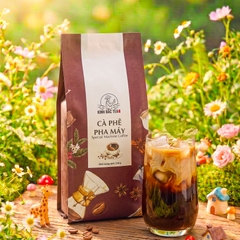 Cà Phê Pha Máy Kinh Bắc Bịch 500g (Hương Vị Chua Nhẹ, Thơm Đậm Vị)