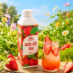 Nước Cốt Dâu SAN Chai 1Kg
