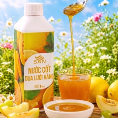 Nước Cốt Dưa Lưới Vàng SAN Chai 1Kg