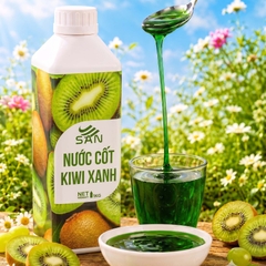 Nước Cốt Kiwi Xanh SAN Chai 1Kg