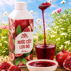 Nước Cốt Lựu Đỏ SAN Chai 1Kg