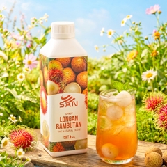 Syrup Long Nhãn Chôm Chôm SAN Chai 1Kg