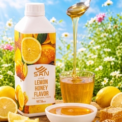 Syrup Chanh Vàng Mật Ong SAN Chai 1Kg