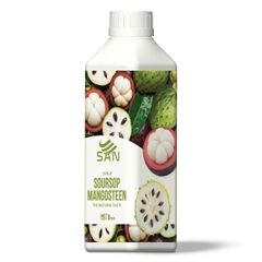 SYRUP MÃNG CẦU MĂNG CỤT Chai 1Kg (Trái Cây Tự Nhiên - Hương Thơm, Màu Sắc Nổi Bật)