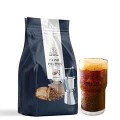 Cà Phê Pha Phin Kinh Bắc Bịch 500g (Hương Vị Chua Nhẹ, Thơm Đậm Vị)