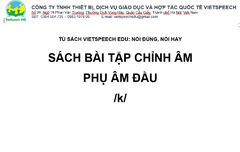 Sách bài tập chỉnh âm: Phụ âm đầu /k/ - TS. Phạm Thị Bền