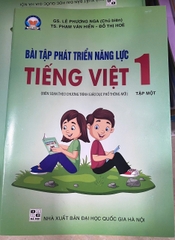 Combo Bài tập tiếng việt phát triển năng lực 1 - tập 1 + 2 (Kết nối)