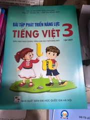 Combo Bài tập tiếng việt phát triển năng lực 3 - tập 1 + 2 (Kết nối)