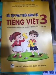 Combo Bài tập tiếng việt phát triển năng lực 3 - tập 1 + 2 (Kết nối)