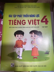 Combo Bài tập tiếng việt phát triển năng lực 4 - tập 1 + 2 (Kết nối)