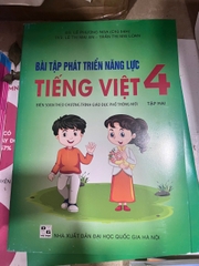 Combo Bài tập tiếng việt phát triển năng lực 4 - tập 1 + 2 (Kết nối)
