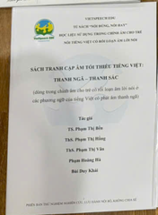 SÁCH TRANH CẶP ÂM TỐI THIỂU TIẾNG VIỆT: THANH NGÃ - THANH SẮC