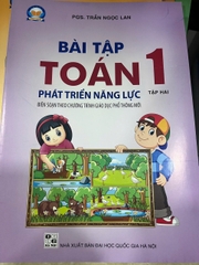 COMBO Bài tập Toán Phát triển năng lực lớp 1 (2 tập)