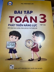 COMBO Bài tập Toán Phát triển năng lực lớp 3 (2 tập)