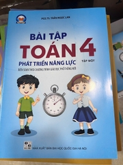 COMBO Bài tập Toán Phát triển năng lực lớp 4 (2 tập)