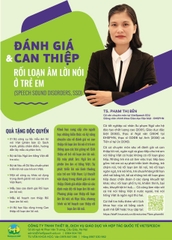 KHÓA HỌC CƠ BẢN  "Đánh giá và Can thiệp Rối loạn âm lời nói ở trẻ em nói Tiếng Việt - SSD - TS. PHẠM THỊ BỀN