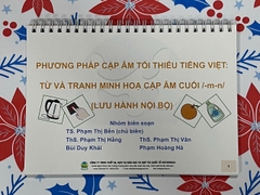 PHƯƠNG PHÁP CẶP ÂM TỐI THIỂU TIẾNG VIỆT: TỪ VÀ TRANH MINH HỌA 6 CẶP ÂM CUỐI /ng-n/, /nh-n/, /p-t/, /m-n/, /c-t/, /t-k/