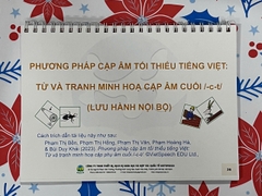 PHƯƠNG PHÁP CẶP ÂM TỐI THIỂU TIẾNG VIỆT: TỪ VÀ TRANH MINH HỌA 6 CẶP ÂM CUỐI /ng-n/, /nh-n/, /p-t/, /m-n/, /c-t/, /t-k/