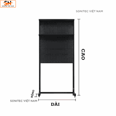 Kệ Sách Có Lưới 2 Tầng – Kệ Để Bàn Trang Trí, Lưu Trữ Đa Năng