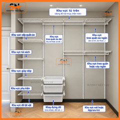 Tủ quần áo cho gia đình, tủ đựng đồ trong phòng ngủ
