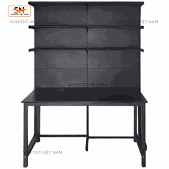 Kệ Để Bàn 3 Tầng Ghép Đôi Khung Lưới Sơn Tĩnh Điện – Giải Pháp Trưng Bày Cỡ Lớn, Tối Ưu Diện Tích