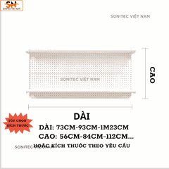 Kệ Để Bàn 3 Tầng Ghép Đôi Khung Lưới Sơn Tĩnh Điện – Giải Pháp Trưng Bày Cỡ Lớn, Tối Ưu Diện Tích