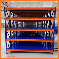 Kệ trung tải 5 tầng tải trọng 300kg/tầng mâm