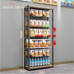 Giá trưng bày kệ siêu thị, kệ cửa hàng tiện lợi, móc treo văn phòng phẩm nhiều tầng, sản phẩm cho trẻ em, đồ ăn nhẹ và đồ uống.