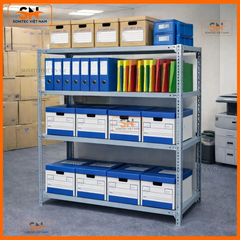 Kệ sắt V lỗ 4 tầng