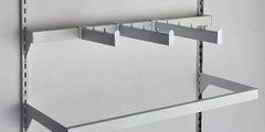 Thanh Ray Gắn Tường Đơn A1 – Thép Mạ Inox, Bền Đẹp – Lắp Âm Tường, Tủ Gỗ