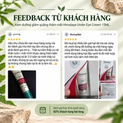 Kem dưỡng giảm quầng thâm mắt Himalaya Under Eye Cream 15ML