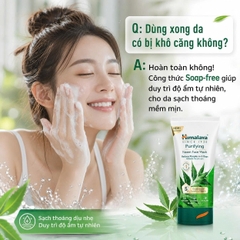 Sữa rửa mặt dịu nhẹ giúp giảm mụn chiết xuất từ lá neem Himalaya Purifying Neem Face Wash 150ml