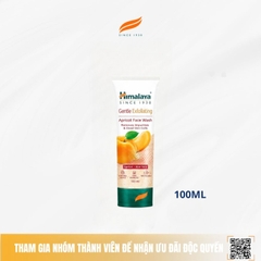 Sữa rửa mặt tẩy tế bào chết sáng da Himalaya Gentle Exfoliating Apricot Daily Face Wash 100ml