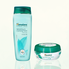 [30/07/2025] Combo cân bằng độ pH và kem dưỡng ẩm cho da Himalaya Refreshing and Clarifying Toner 100ml & Nourishing Skin Cream 50ml