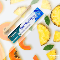 [COMBO 3] Kem đánh răng trắng sáng lấp lánh Himalaya Sparkling White Toothpaste (3 TUÝP)