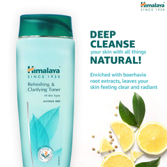 [30/07/2025] Nước hoa hồng cân bằng độ pH Himalaya Refreshing & Clarifying Toner