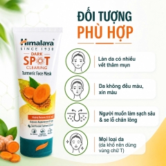 Mặt nạ tinh chất nghệ giảm thâm sáng da Himalaya Dark Spot Treatment Turmeric Face Mask 100ml