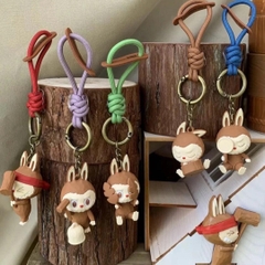 LABUBU THE MONSTERS POPLAND EXCLUSIVE TIMBER WORKSHOP SERIES KEYCHAIN Blind Box