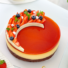 Cách làm Bánh ga-tô Flan Sô-cô-la & Kem cà phê