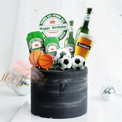 Set que cắm bia Heineken xanh