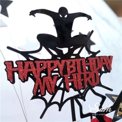 Topper mica HPBD My Hero
