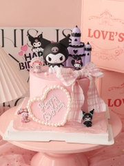 Trang trí Kuromi nhựa đẹp (9cm) L1