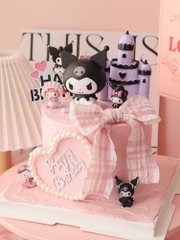 Trang trí Kuromi nhựa đẹp (9cm) L1