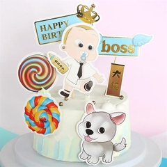 Set que cắm Boss + cún + kẹo