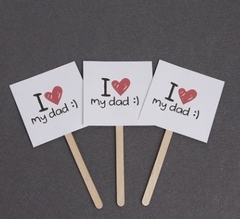 Set 3 que I love my dad